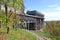 View of the old Niederfinow ship lift, Oder Havel Canal, Brandenburg, Germany