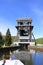 View of the old Niederfinow ship lift, Oder Havel Canal, Brandenburg, Germany