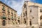 View at the Old Palace and Cathedral of Assumption of St.Mary in  Bitonto, Italy