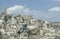 View of the old part of Matera, Italy