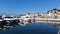 View of the old port of Cannes