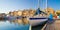 View of the old port of Chania, Crete, Greece.