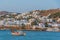 View of the old port of Mykonos in Greece