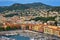 View of Old Port of Nice with yachts, France