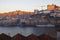 View of Old Porto downtown at early morning