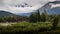 View of Old Rusting Bridge in Alaskan Wilderness