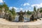 View of an old stone fountain in Hyde Park, London