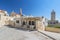 View on the old street and Greek Byzantine Catholic Church in Bethlehem. Palestinian territories. Israel