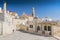 View on the old street and Greek Byzantine Catholic Church in Bethlehem. Palestinian territories. Israel