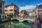 The view of the old town. Annecy.France