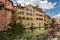 View of the old town of Annecy. France.