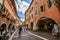 View of the old town of Annecy. France.