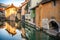 View of the old town of Annecy. France.