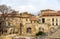 View of the old town of Arles from the Roman theatre