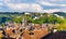 View of the old town of Besancon - France