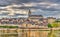 View of the old town of Blois and the Loire river - France