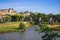 View of the old town Carcassonne, Southern France.