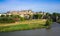 View of the old town Carcassonne, Southern France.