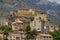 View of the the old town and Citadel, Corte, Central Corsica, France