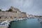 View on old town Ciutadella sea port Menorca island, Balears, Spain.