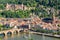 View of the old town of Heidelberg