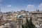 View on Old Town of Jerusalem from Austrian hospice roof