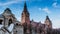 View of the old town in the Polish city of Szczecin during the daytime, castle, waly chrobrego, museum national, Poland Europe