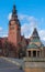 View of the old town in the Polish city of Szczecin during the daytime, castle, waly chrobrego, museum national, Poland Europe