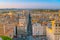 View of old town Rome skyline in Italy