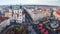 View of Old Town square and St. Nicholas Church, Prague, Czech Republic