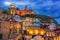 View of the Old Town of Tbilisi, Georgia after sunset