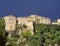 View of old traditional French small Provencal village Bonnieux