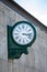 View of a old vintage clock wall, classic british style and ornamented