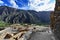 View Ollantaytambo from the hill of the Temple-peru-212