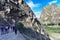 View Ollantaytambo-Pinkuylluna mountain- from  the hill of the Temple-peru-232