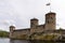 View of the Olofsborg Castle in Savonlinna in southern Finland