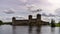 View of the Olofsborg Castle in Savonlinna in southern Finland