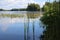 View of one of the lakes in the Muskoka area, Ontario