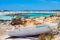 View of one of the many beaches of the island of Formentera