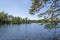 View of The Orajarvi Lake, Nuuksio, Espoo, Finland