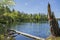 View of The Orajarvi Lake, Nuuksio, Espoo, Finland