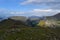 View of Ordesa Valley from Arrablo peak in Spain in the Pyrenees