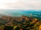 View from Orellan viewpoint to Las Medulas historic gold mining