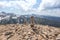 View from the Ornak ridge towards the High Tatras