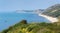 View from Osmington Mills of the coast of Dorset England UK between Weymouth and Lulworth Cove