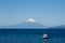 View of the Osorno Volcano, Patagonia, Chile from Puerto Varas l