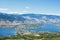 View of Osoyoos lake and town from above