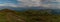 View from Ostredok hill summit in Velka Fatra mountains in Slovakia