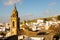 View of Osuna with church. Andalucia