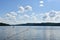 View of Otsego Lake from Glimmerglass State Park in Cooperstown, New York